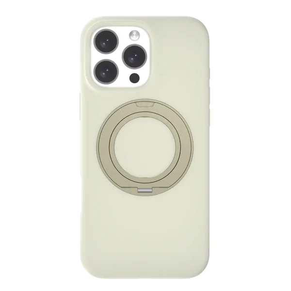 Big Camera Liquid Silicone Rotating Holder Phone Case