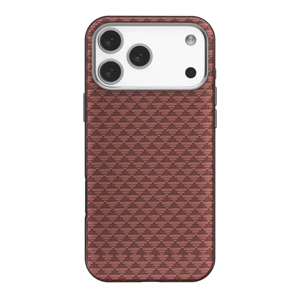 Triangle Pattern Leather Magnetic Phone Case